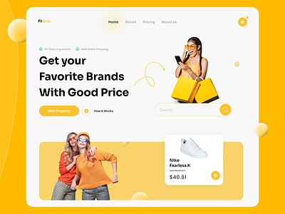 Shopping Site web design 👗