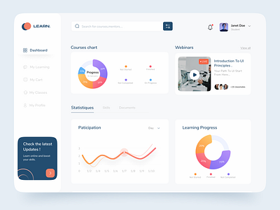 Online Course Web Application - LMS 📘 dashboard designers dribbblers elearning green lms newshot popular remotly trending trendy ui uidesign uiux uiuxdesign ux uxdesign