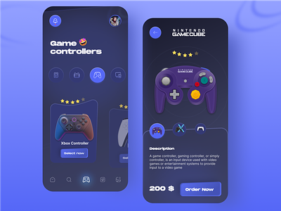 Game controller app store 🎮 appsotre controllers design designers dribbblers following gaming store popular store trending trendy ui uidesign uiux ux uxdesign
