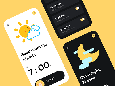 Alarm Clock UI Design ⏰