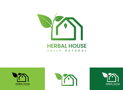 Nature Logo design graphic design green logo herbal logo illustrator logo nature nature feel logo nature logo ui vector