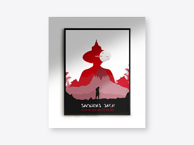 Minimalistic - Movie Poster design graphic design illustration minimalistic movie poster minimilistic movie movie poster poster samurai samurai movie