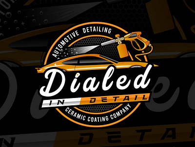 Car Detailing Logo auto car car wash logo logo logo design