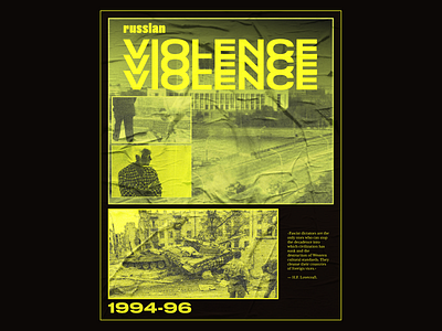 Russian violence design typography ui