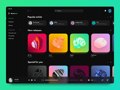 Music Player Concept - Daily UI