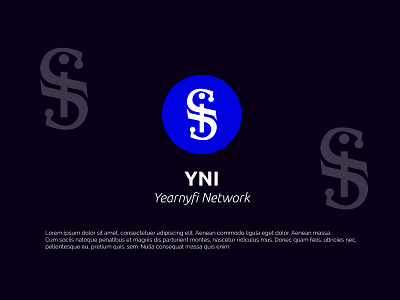 Yearnfi Network brand design design logo
