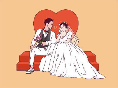 LOVE | 爱你这件小事 art design graphic design illustration illustrator wedding