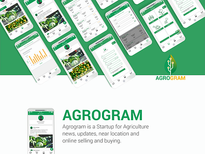 Agrogram adobexd app design figma illustration logo signup ui ux web website