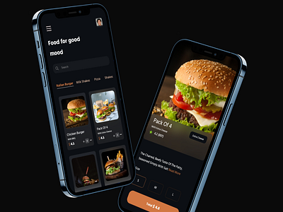 Glassmorphism Food App Ui app app design app designers design ui uidesign uiux userexperience userinterface ux