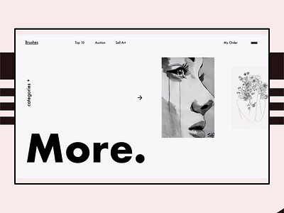 Art website concept