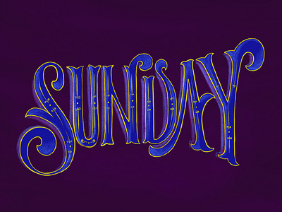 Sunday Lettering