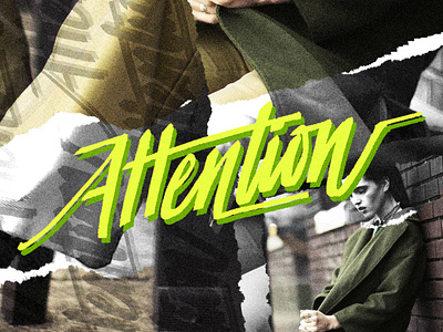 Attention attention graphic graphic design letter lettering typography vietnam