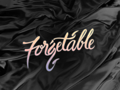 Forgetable behance graphic graphic design typography vietnam