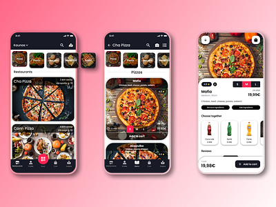 Food Ordering Mobile App app design food food app menu app mobile app mobile ui product page design restaurant app ui ui ux design ux