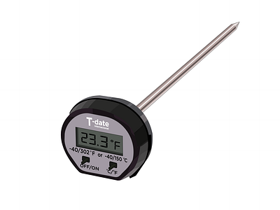 Thermometer cookie cooking farenheit grade health hospital krotalon meat pressure thermometer