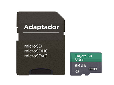 Tarjeta SD y adaptador