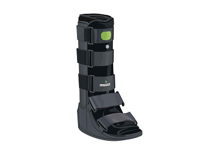 Foot splint accident foot football fracture bones injured limb knee krotalon leg material splint splinter twisting walk