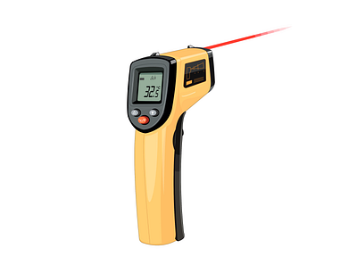 Pistola de temperatura calentura enfermedad medición sintomas temperatura