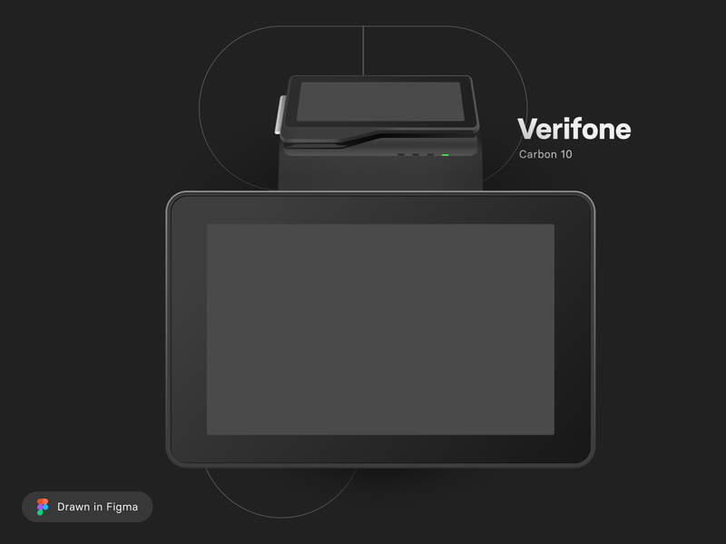 Vector Drawings of Payment Devices castles figma gif illustration mockups newland payments point of sale terminal vector verifone xac