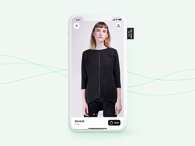 Byssus App | Recommendations clothes e-commerce fashion measurements protopie prototype recommendations scanner shopping sustainable