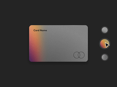 Metal Payment Card (Vector) animation bank card colorful credit debit figma illustration metal payment vector