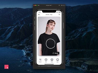 Experimental Controls (Swap) app clothes fashion interaction invision invision studio mobile prototype swap ui video