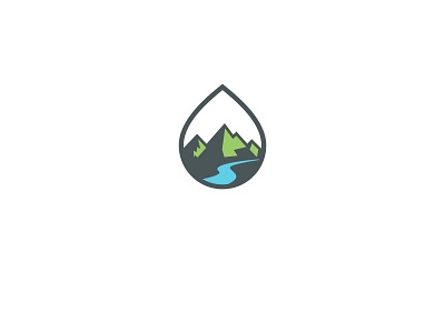 mountain mountain logo watter