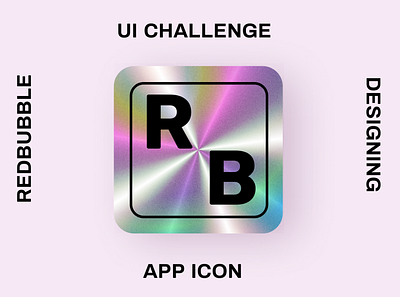 Daily UI redbubble app icon app appicon dailyui dailyuichallenge design typography ux