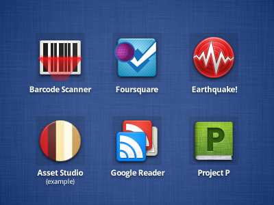 Recent Android App Icons