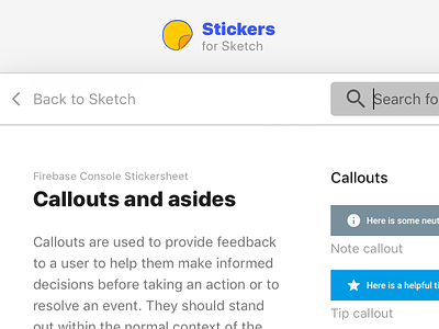 Stickers plugin for Sketch sketch