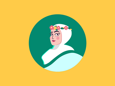 hijab icon illustrator