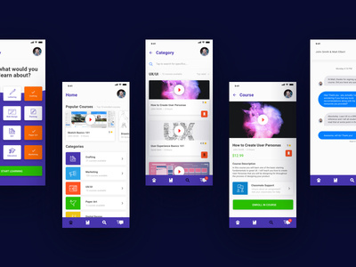 Online Course Concept