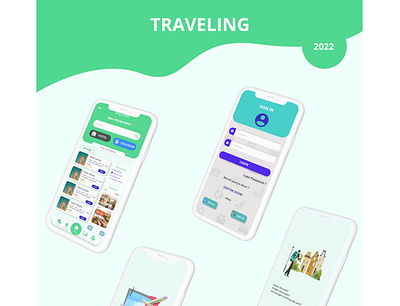 Traveling app design