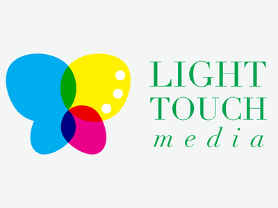 Light Touch Media Logo adobe illustrator branding graphic design logo