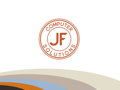 JF Computer Solutions Brand Identity adobe illustrator graphic design logo logo design