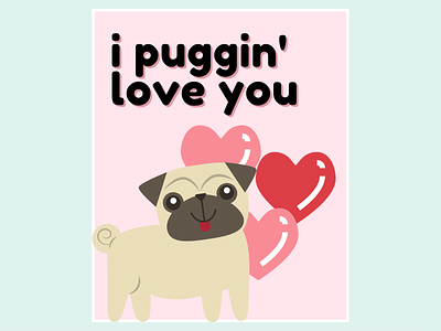oh my pugness cute dogs heart love pugs valentines valentines day valentinesday