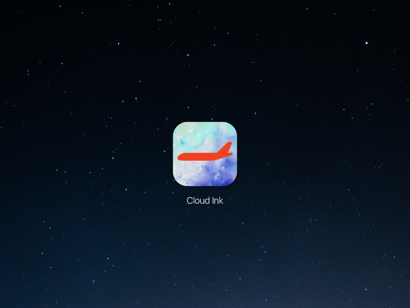 App Icon - Daily UI 005 dailyui sketching painting watercolor icon