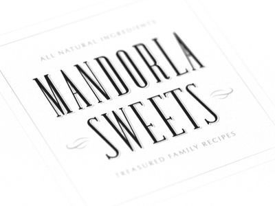 Mandorla Sweets Logo branding handlettering identity logo logos type