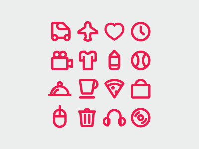 Misc. Icons clean icon icons minimal minimalist simple symbol