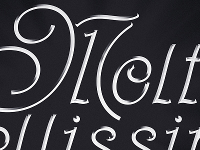 Molto Bellissima (Very Beautiful) - Italian Lettering custom type film handlettering italian kargov lettering retro lettering retro type type typography vintage lettering vintage type