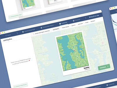 MapPrint - Map Poster Editor UI