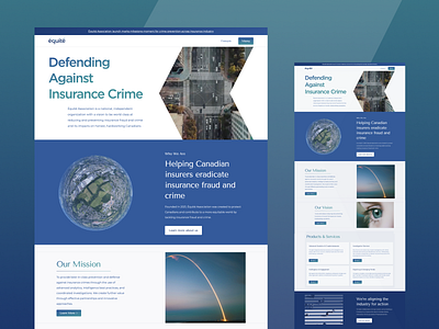 Équite Association: Insurance Not-For-Profit Web Design