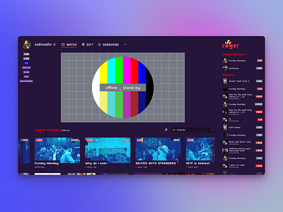 Live Streaming Profile