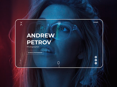 Photographer portfolio – UX/UI design design makdes portgolio ui ux uxui webdesign website