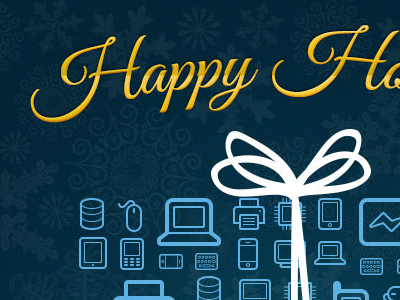 Happy Holidays gift holiday present script