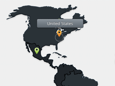 Office Locations Map css3 map responsive
