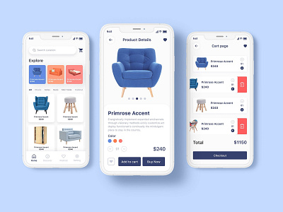 iOS furniture e-commerce app store app clean design delivery app design furniture app furniture design furniture store ios ios app mobile app