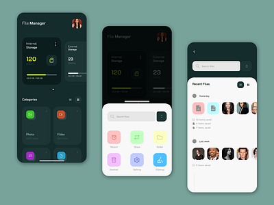 File Manager APP ui