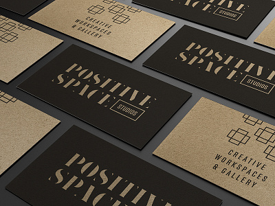 Positive Space Studios Branding branding business cards identity