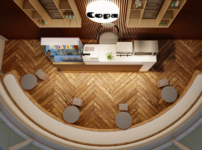 coffee Shop Design 3d architecture coffee shop design design exteriordesign illustration interiordesign ui